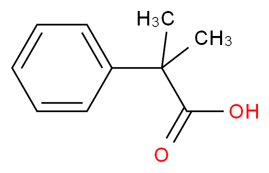 α,α-二甲基苯乙酸_分子结构_CAS_826-55-1)