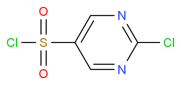 2-chloropyrimidine-5-sulfonyl chloride_分子结构_CAS_98026-88-1)