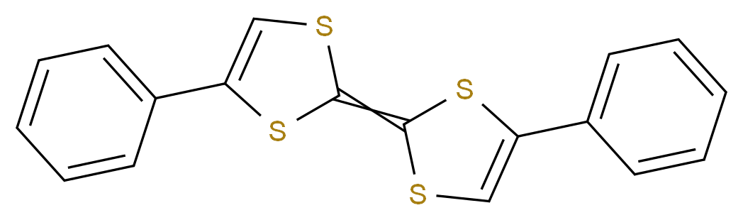 4-phenyl-2-(4-phenyl-2H-1,3-dithiol-2-ylidene)-2H-1,3-dithiole_分子结构_CAS_5152-94-3