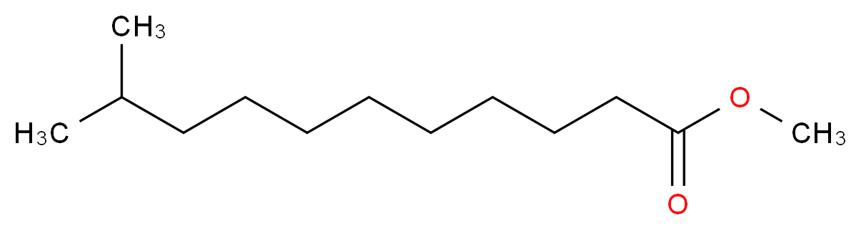 methyl 10-methylundecanoate_分子结构_CAS_5129-56-6