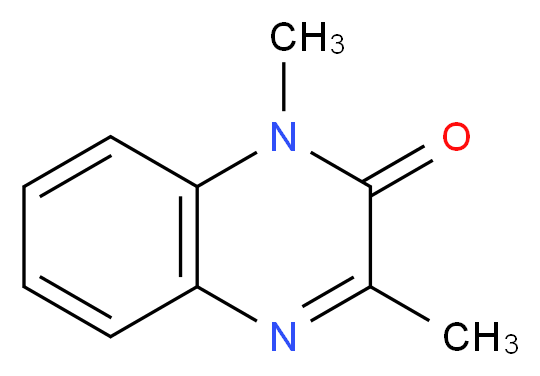 1,3-dimethyl-1,2-dihydroquinoxalin-2-one_分子结构_CAS_3149-25-5