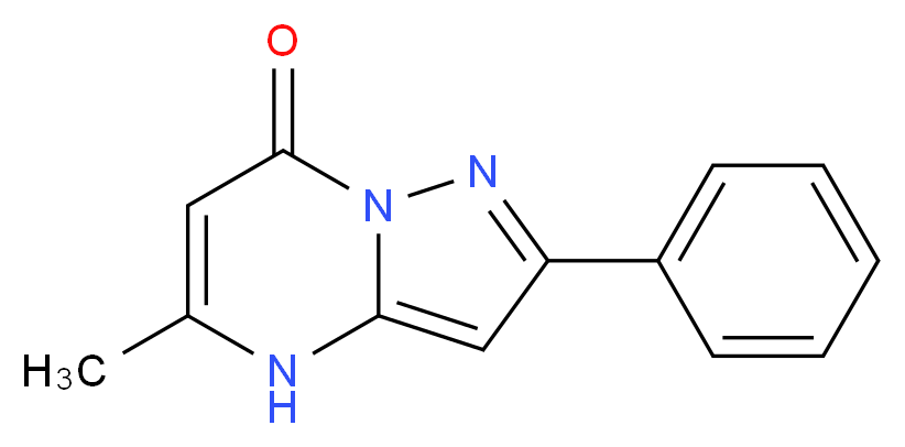 5-methyl-2-phenylpyrazolo[1,5-a]pyrimidin-7(4H)-one_分子结构_CAS_65774-92-7)