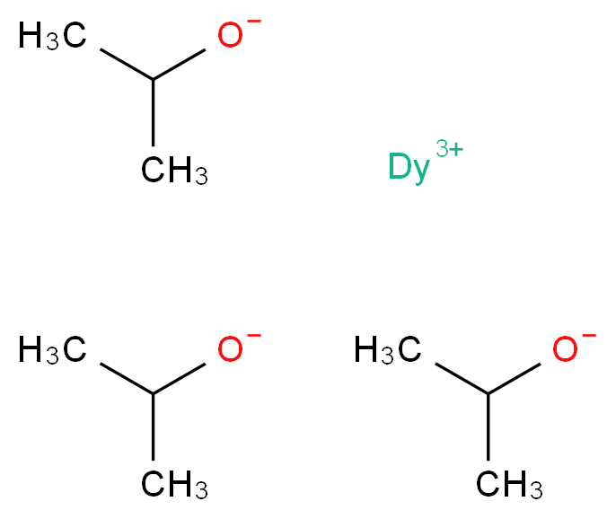 异丙醇镝(III)_分子结构_CAS_6742-68-3)