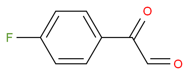 2-(4-fluorophenyl)-2-oxoacetaldehyde_分子结构_CAS_403-32-7