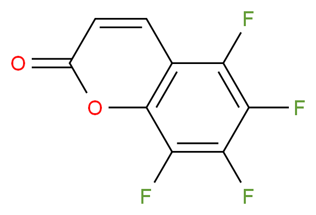 5,6,7,8-tetrafluoro-2H-chromen-2-one_分子结构_CAS_33739-04-7