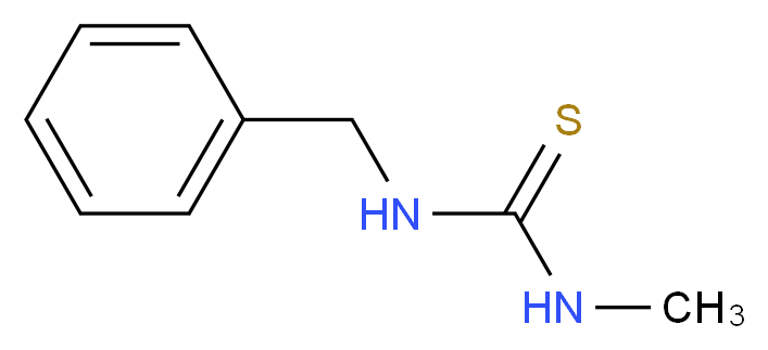 1-benzyl-3-methylthiourea_分子结构_CAS_2740-94-5