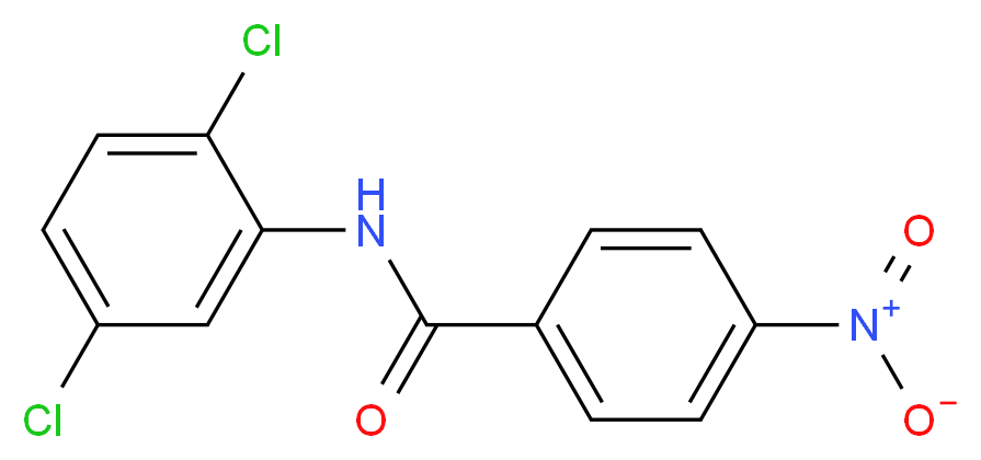 N-(2,5-dichlorophenyl)-4-nitrobenzamide_分子结构_CAS_7506-44-7