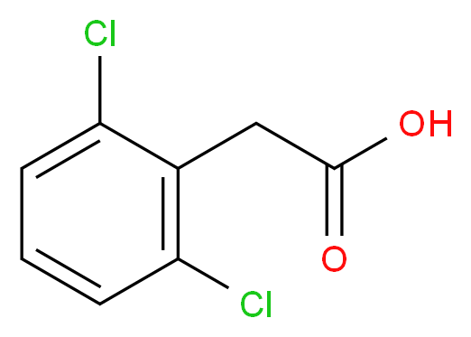 2,6-Dichlorophenylacetic acid_分子结构_CAS_6575-24-2)