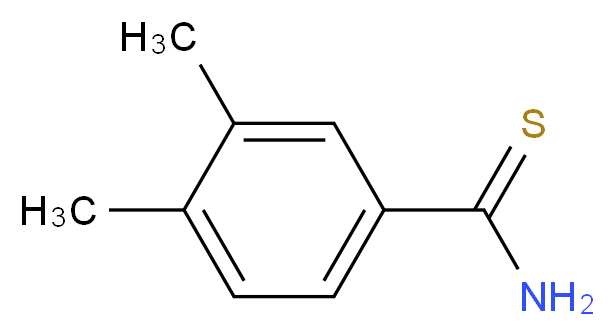 3,4-DIMETHYL-THIOBENZAMIDE_分子结构_CAS_58952-03-7)