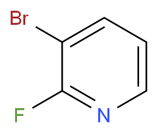 3-bromo-2-fluoropyridine_分子结构_CAS_36178-05-9