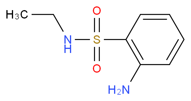 2-amino-N-ethylbenzene-1-sulfonamide_分子结构_CAS_98489-77-1