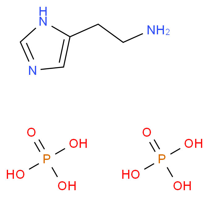 Histamine Phosphate_分子结构_CAS_51-74-1)