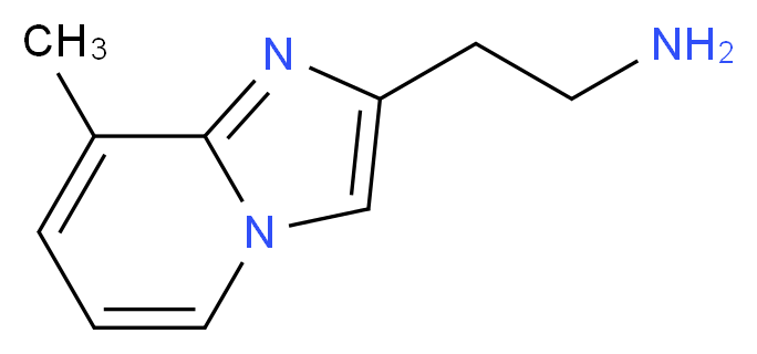 2-{8-methylimidazo[1,2-a]pyridin-2-yl}ethan-1-amine_分子结构_CAS_919742-25-9