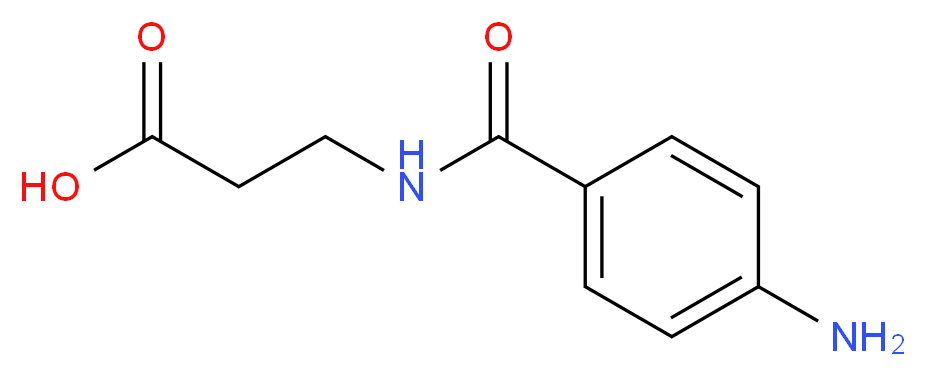 3-(4-aminobenzamido)propanoic acid_分子结构_CAS_)