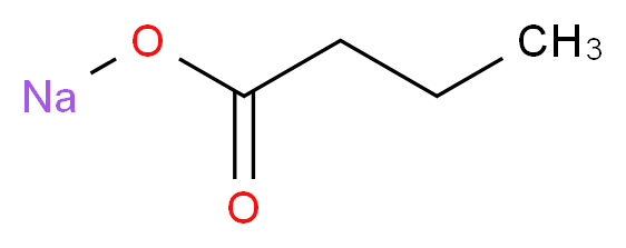 sodium butanoate_分子结构_CAS_156-54-7