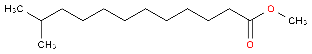 methyl 11-methyldodecanoate_分子结构_CAS_5129-57-7