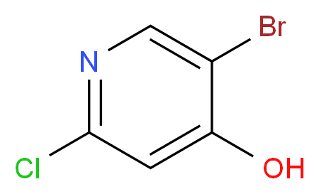 5-bromo-2-chloropyridin-4-ol_分子结构_CAS_1196146-82-3