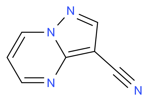 pyrazolo[1,5-a]pyrimidine-3-carbonitrile_分子结构_CAS_25939-87-1