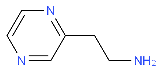 2-PYRAZIN-2-YL-ETHYLAMINE_分子结构_CAS_5321-59-5)