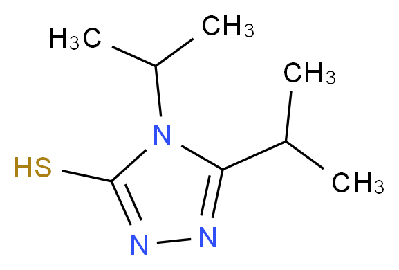 4,5-Diisopropyl-4H-1,2,4-triazole-3-thiol_分子结构_CAS_667437-59-4)