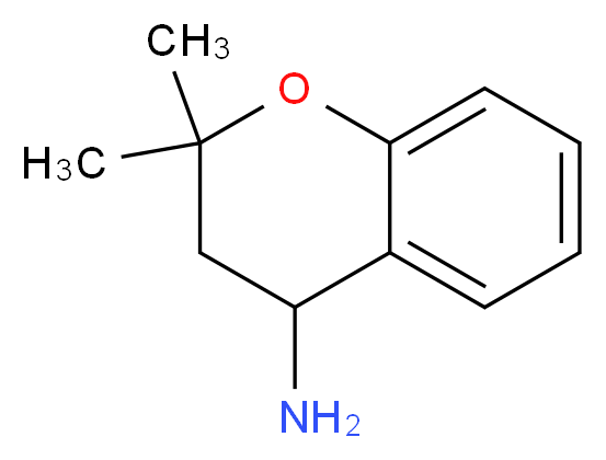 (2,2-dimethyl-3,4-dihydro-2H-chromen-4-yl)amine_分子结构_CAS_220634-41-3)