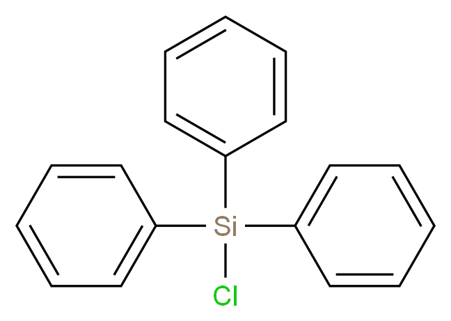 TRIPHENYLCHLOROSILANE_分子结构_CAS_76-86-8)