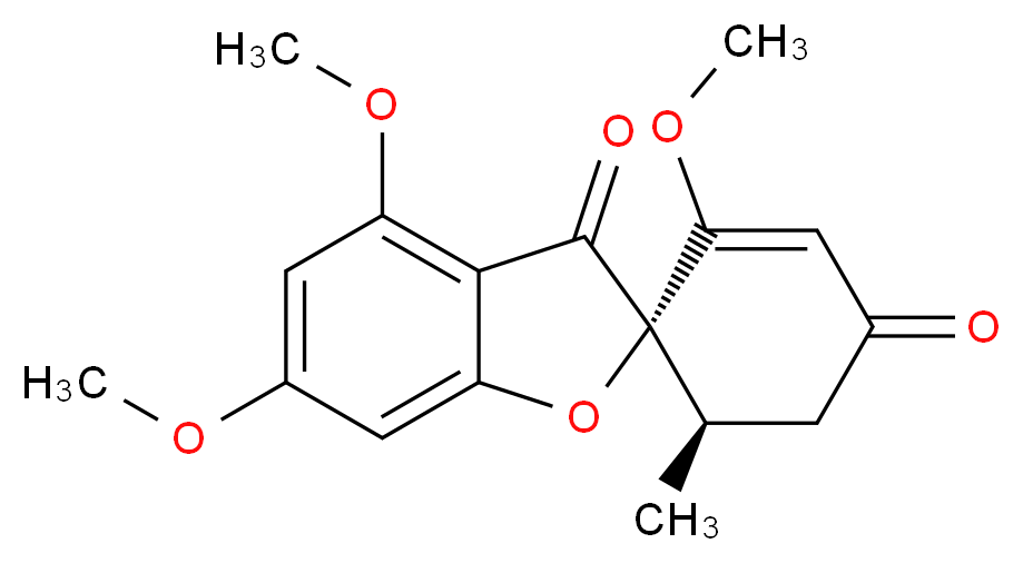 7-Dechloro Griseofulvin_分子结构_CAS_3680-32-8)