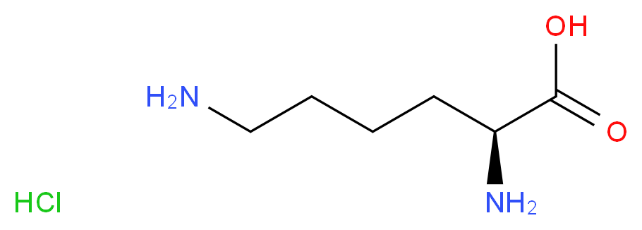 LYSINE MONOHYDROCHLORIDE, USP_分子结构_CAS_657-27-2)