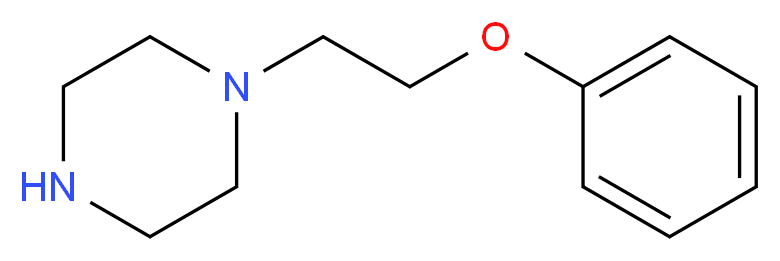 1-(2-Phenoxyethyl)piperazine_分子结构_CAS_)