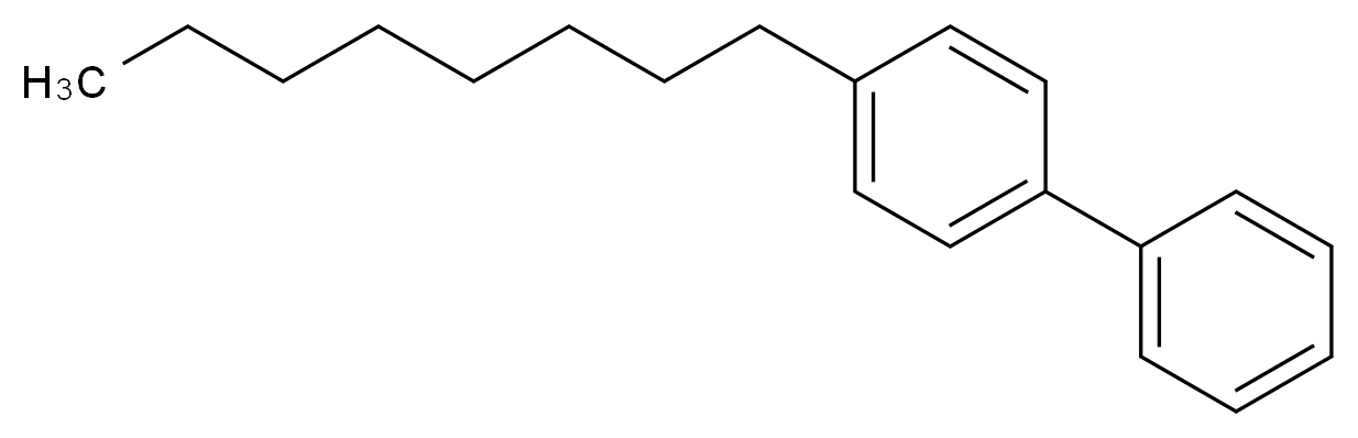 1-octyl-4-phenylbenzene_分子结构_CAS_7116-97-4