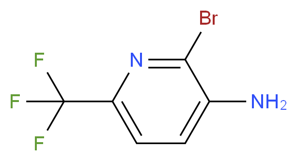 3-AMINO-2-BROMO-6-(TRIFLUOROMETHYL)PYRIDINE_分子结构_CAS_117519-16-1)