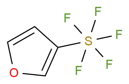 3-(pentafluoro-λ<sup>6</sup>-sulfanyl)furan_分子结构_CAS_917567-74-9