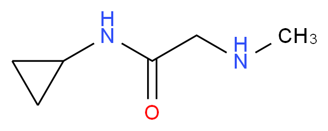 N-Cyclopropyl-2-(methylamino)acetamide_分子结构_CAS_)