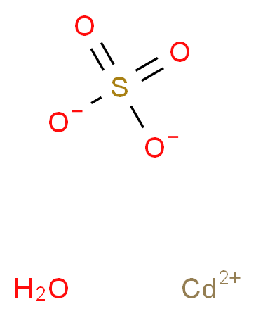 cadmium(2+) ion hydrate sulfate_分子结构_CAS_10124-36-4