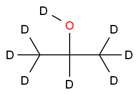 2-丙醇-d8_分子结构_CAS_22739-76-0)