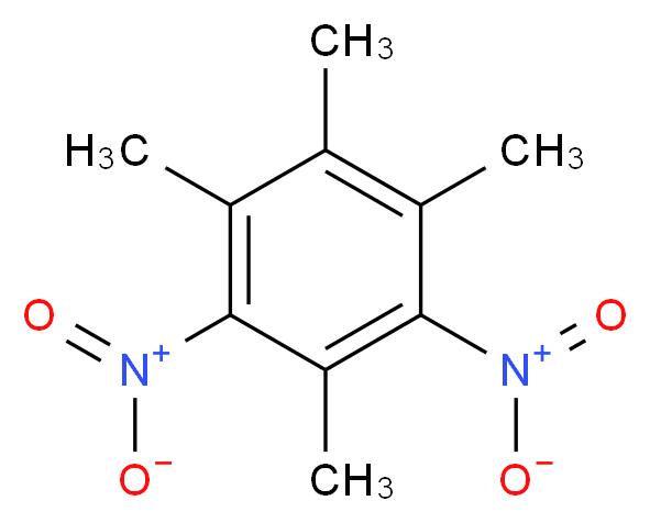 1,2,3,5-tetramethyl-4,6-dinitrobenzene_分子结构_CAS_4674-22-0