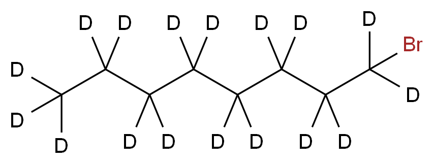 1-bromo(<sup>2</sup>H<sub>1</sub><sub>7</sub>)octane_分子结构_CAS_126840-36-6