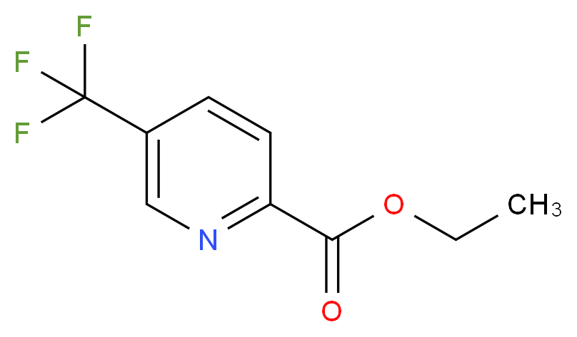 Ethyl 5-(trifluoromethyl)pyridine-2-carboxylate_分子结构_CAS_128072-94-6)