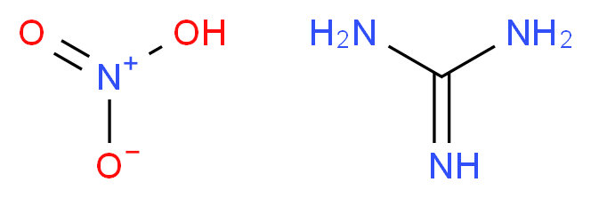硝酸胍_分子结构_CAS_506-93-4)