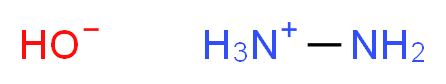 hydrazinium hydroxide_分子结构_CAS_10217-52-4