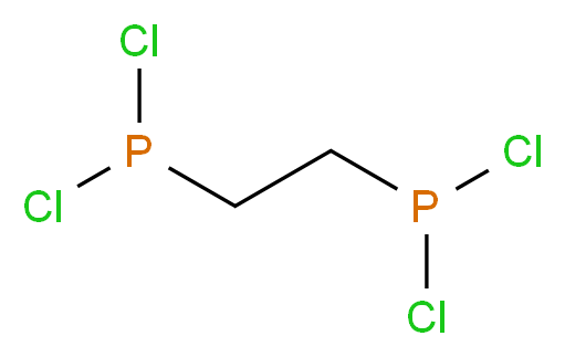 dichloro[2-(dichlorophosphanyl)ethyl]phosphane_分子结构_CAS_28240-69-9