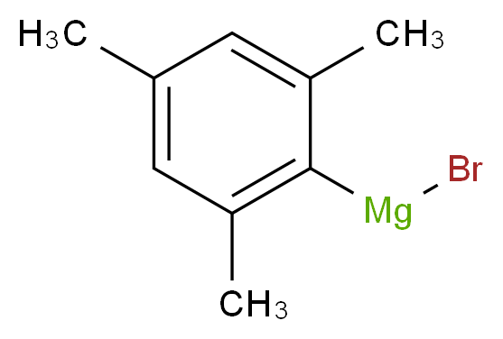 2,4,6-三甲基苯基溴化镁, 1M 2-甲基四氢呋喃溶液_分子结构_CAS_2633-66-1)