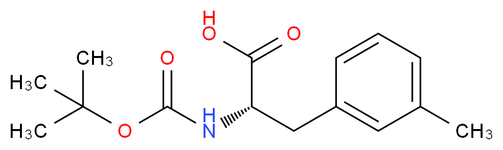 Boc-Phe(3-Me)-OH_分子结构_CAS_114873-06-2)