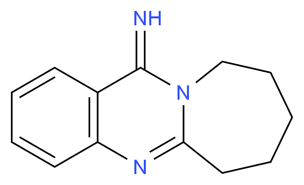 6H,7H,8H,9H,10H,12H-azepino[2,1-b]quinazolin-12-imine_分子结构_CAS_58314-93-5