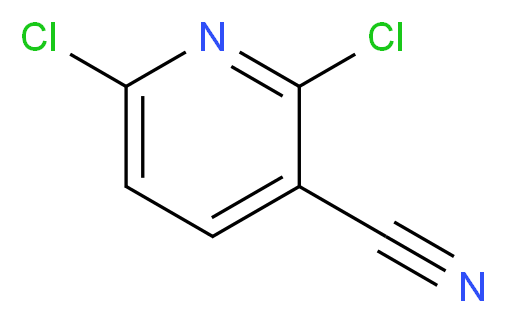 2,6-Dichloronicotinonitrile_分子结构_CAS_40381-90-6)