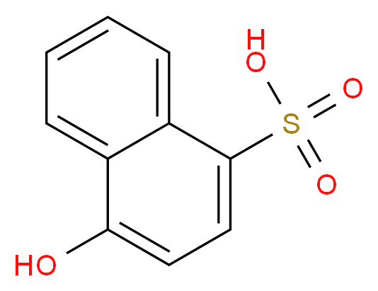 1-naphthol-4-sulfonic acid _分子结构_CAS_84-87-7)