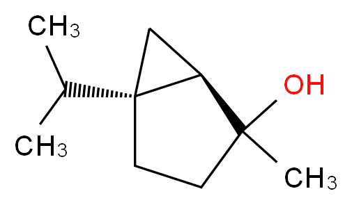 (1R,5S)-2-methyl-5-(propan-2-yl)bicyclo[3.1.0]hexan-2-ol_分子结构_CAS_546-79-2