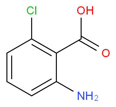 2-amino-6-chlorobenzoic acid_分子结构_CAS_2148-56-3