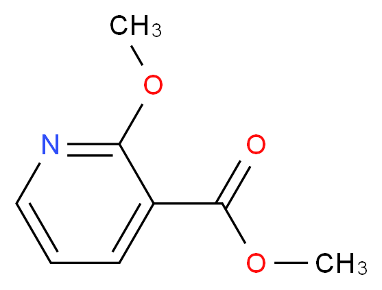 methyl 2-methoxypyridine-3-carboxylate_分子结构_CAS_67367-26-4