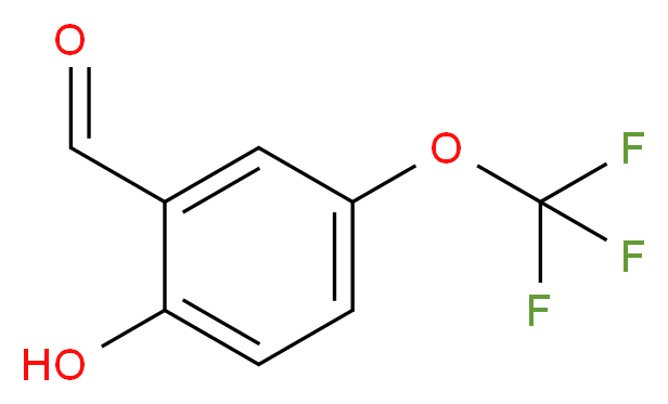 2-羟基-5-(三氟甲氧基)苯甲醛_分子结构_CAS_93249-62-8)